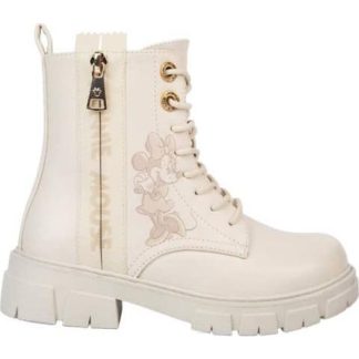 BOTA MILITAR MINNIE MOUSE BEIGE/HUESO MINNIE