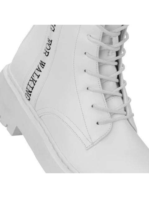 BOTA MILITAR FRASE LATERAL BLANCO BELINDA PEREGRIN - Image 6
