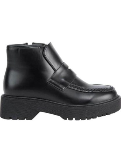 BOTA MOCASIN SUELA TRACK NEGRO VI LINE