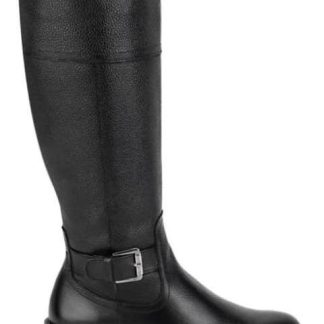 BOTA MONTAR PIEL VACUNO HEBILLA METALICA NEGRO VIVIS SHOES