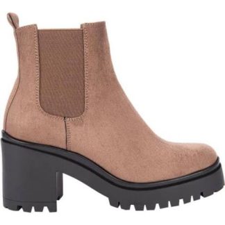 BOTA MOTO CHELSEA TACON MEDIO TAUPE GOODYEAR