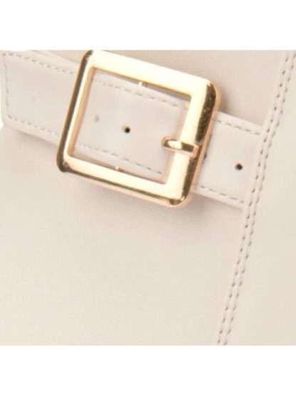 BOTA TACON ANCHO BEIGE/HUESO YAELI FASHION - Image 6