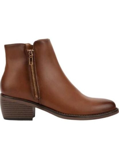 BOTA TACON BAJO COGNAC TIERRA BENDITA