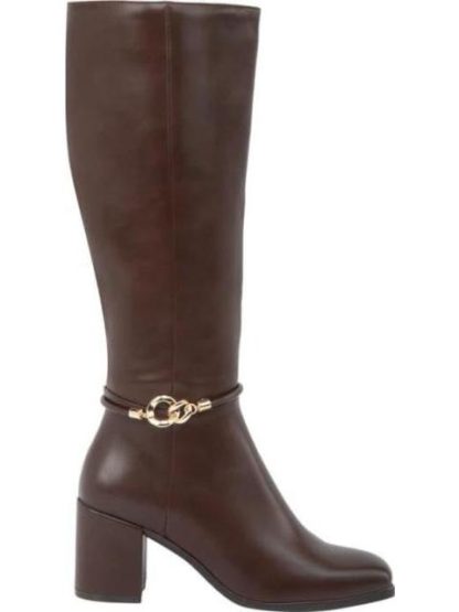 BOTA TACON MEDIO CAFE YAELI