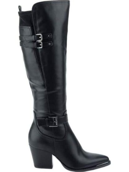 BOTA TACON MEDIO NEGRO TIERRA BENDITA DELUXE