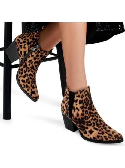 BOTA TEXANA ANIMAL PRINT CAMEL TIERRA BENDITA