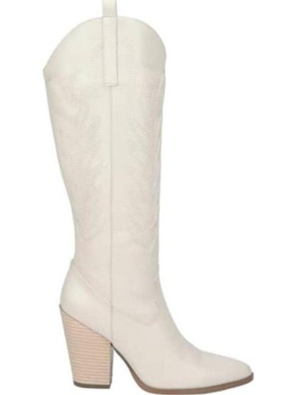 BOTA TEXANA BORDADA BEIGE TIERRA BENDITA DELUXE - Image 2