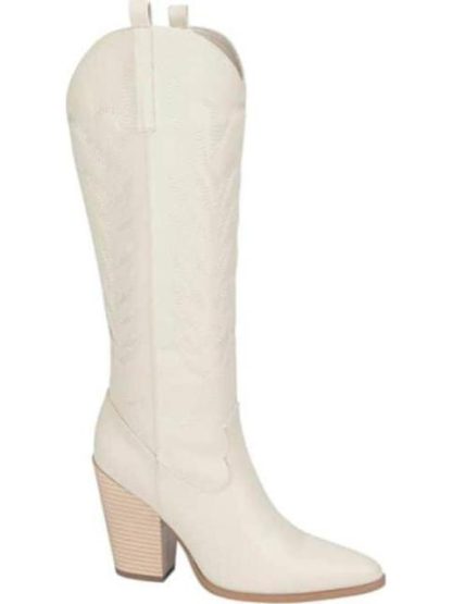 BOTA TEXANA BORDADA BEIGE TIERRA BENDITA DELUXE - Image 3