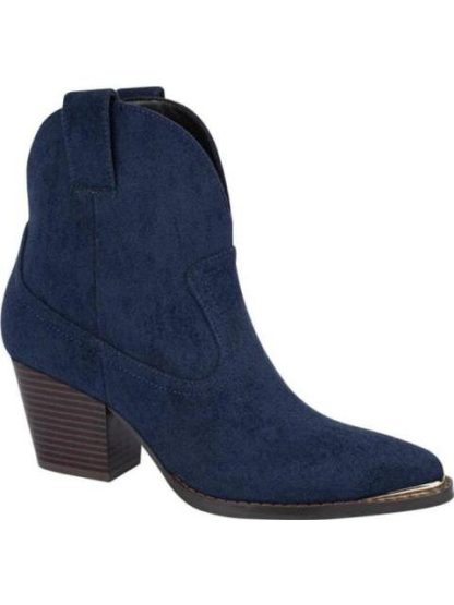 BOTA TEXANA GAMUZA AZUL MARINO TIERRA BENDITA DELUXE - Image 2