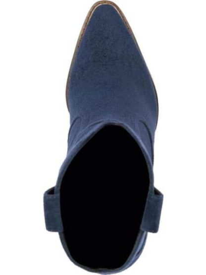 BOTA TEXANA GAMUZA AZUL MARINO TIERRA BENDITA DELUXE - Image 3