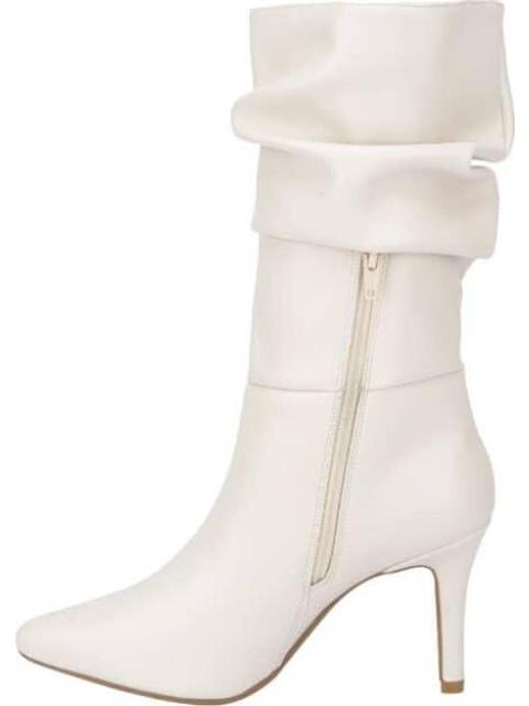 BOTA TUBO CON ARRUGA BEIGE/HUESO YAELI - Image 5