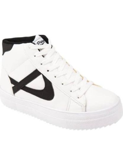 BOTA CASUAL URBANA BLANCO/NEGRO PANAM - Image 2