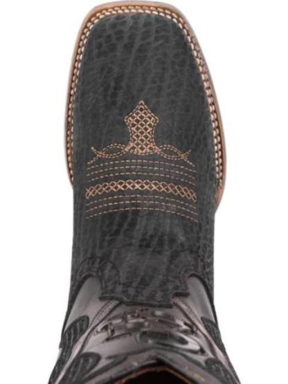 BOTA VAQUERA CUELLO DE TORO NEGRO CUADRA - Image 4