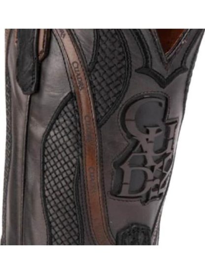 BOTA VAQUERA CUELLO DE TORO NEGRO CUADRA - Image 6