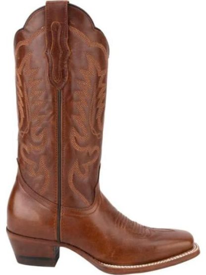 BOTA VAQUERA DE PIEL COGNAC JC MCCOY - Image 2