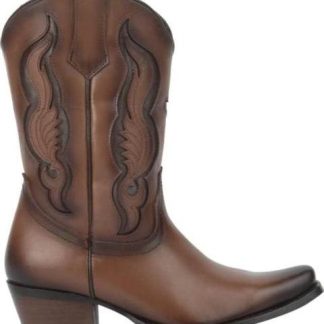 BOTA VAQUERA PIEL VACUNO COGNAC JC MCCOY