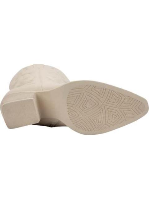 BOTA VAQUERA TUBO BORDADO BEIGE/HUESO TIERRA BENDITA - Image 3