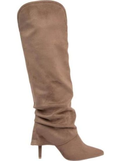 BOTA VESTIR ARRUGA EN TUBO TAUPE BELINDA PEREGRIN - Image 2