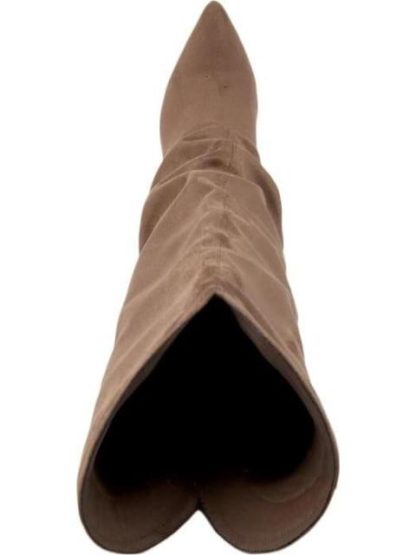 BOTA VESTIR ARRUGA EN TUBO TAUPE BELINDA PEREGRIN - Image 4
