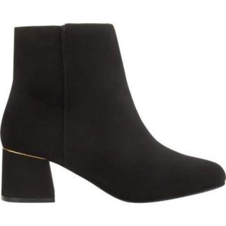 BOTA VESTIR TACON ANCHO NEGRO YAELI FASHION