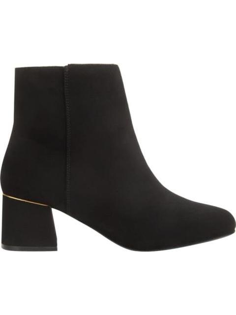 BOTA VESTIR TACON ANCHO NEGRO YAELI FASHION