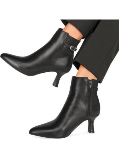 BOTA VESTIR TACON DELGADO NEGRO YAELI