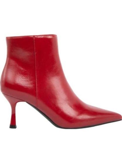 BOTA VESTIR TACON DELGADO ROJO YAELI