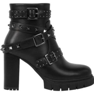 BOTA VESTIR TIRAS DE ESTOPEROLES NEGRO BELINDA PEREGRIN