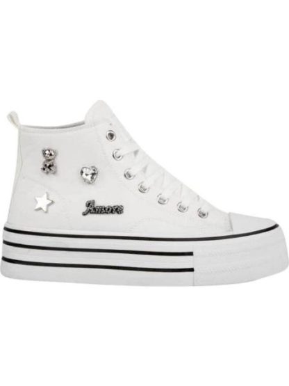 BOTA VULCANIZADO BLANCO BELINDA PEREGRIN