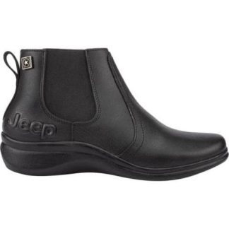 BOTIN CHELSEA PIEL NAPA NEGRO JEEP