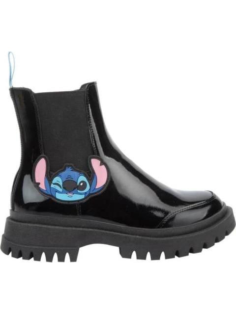 BOTIN CHELSEA STITCH NEGRO DISNEY