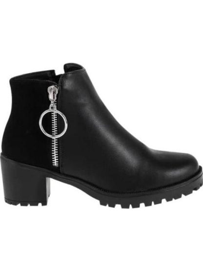 BOTIN CON CIERRE NEGRO VIVIS SHOES KIDS