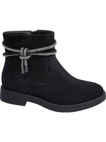 BOTIN CON PEDRERIA NEGRO VIVIS SHOES KIDS