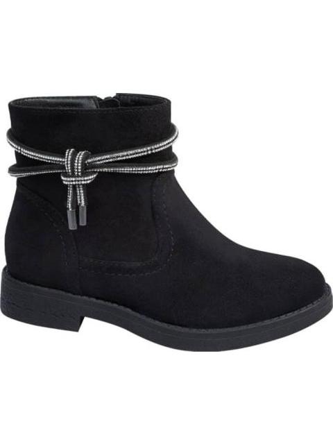 BOTIN CON PEDRERIA NEGRO VIVIS SHOES KIDS