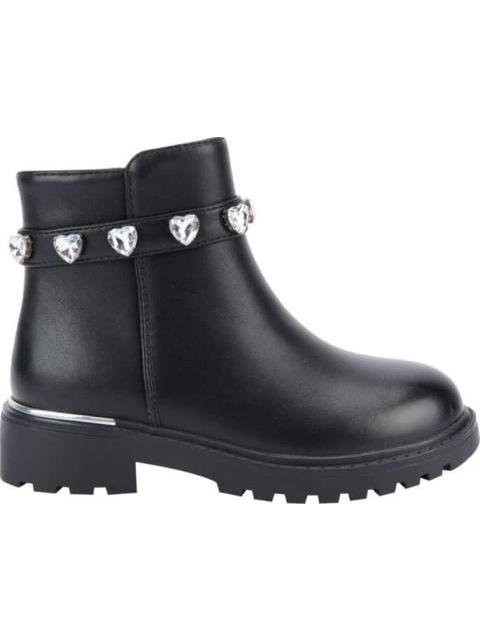 BOTIN CON PEDRERIA NEGRO VIVIS SHOES KIDS