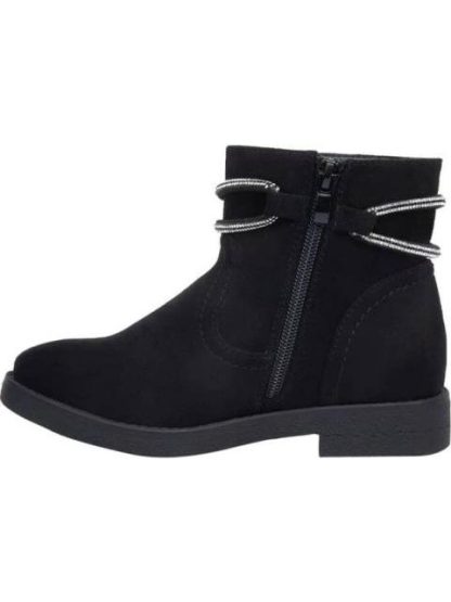 BOTIN CON PEDRERIA NEGRO VIVIS SHOES KIDS - Image 4