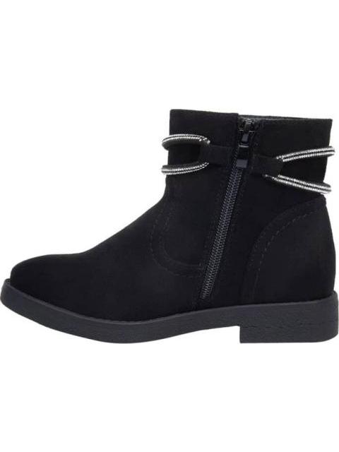 BOTIN CON PEDRERIA NEGRO VIVIS SHOES KIDS - Image 4