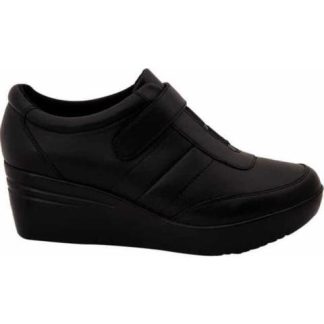 BOTIN DE PIEL NEGRO MANET