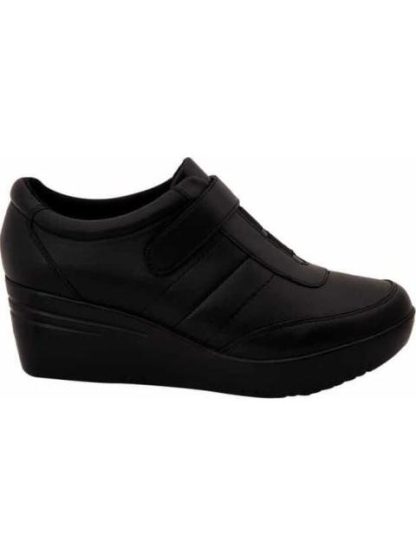 BOTIN DE PIEL NEGRO MANET