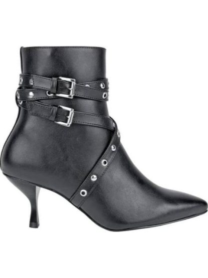 BOTIN EFECTO PIEL NEGRO YAELI FASHION