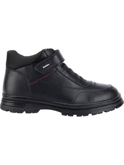 BOTIN ESCOLAR DE PIEL NEGRO BAMBINO