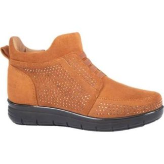BOTIN GAMUZA CAMEL SHOSH CONFORT