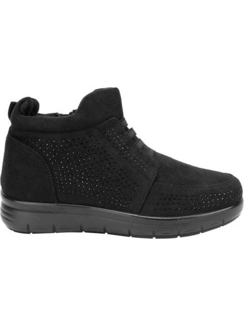 BOTIN GAMUZA NEGRO SHOSH CONFORT