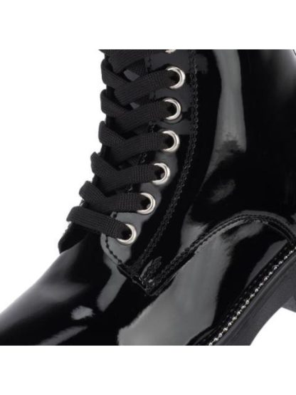 BOTIN MILITAR DE CHAROL NEGRO BAMBINO - Image 6