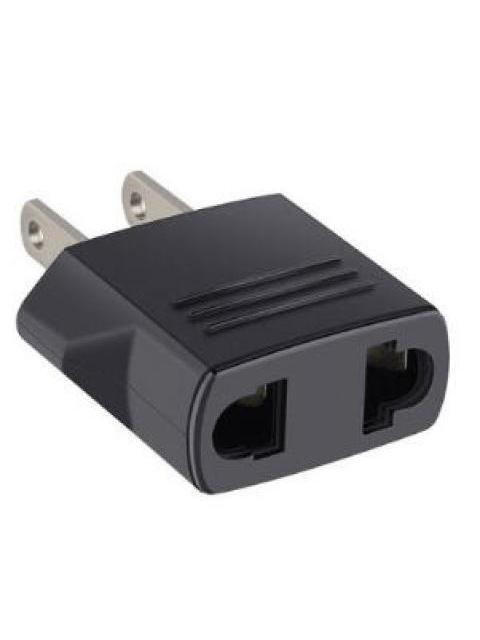 BROBOTIX ADAPTADOR DE ENCHUFE EUROPEO A AMERICANO ENTRADA 250V 10A NEGRO