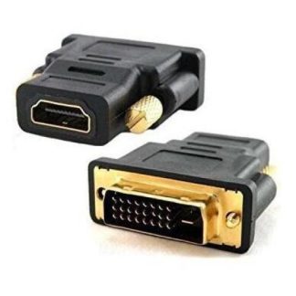 BROBOTIX ADAPTADOR DVI-D MACHO - HDMI HEMBRA NEGRO
