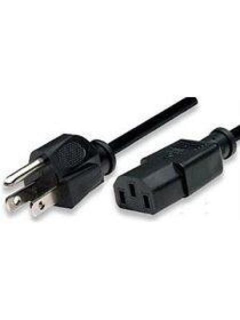BROBOTIX CABLE DE PODER DE CPU A PARED 1.8 METROS NEGRO