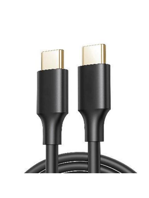 BROBOTIX CABLE USB C MACHO - USB C MACHO 2 METRO NEGRO