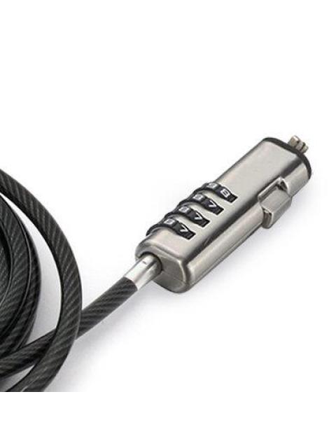 BROBOTIX CANDADO DE COMBINACION PARA LAPTOPS 6000298 1.8 METROS NEGRO - Image 4