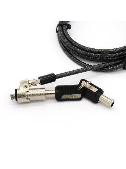 BROBOTIX CANDADO DE LLAVE PARA LAPTOPS 764465 1.8 METROS NEGRO - Image 3